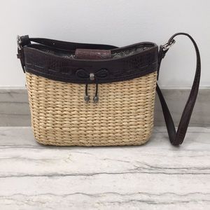 Brighton straw purse